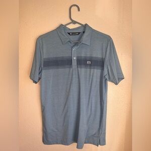 Travis Mathew Light Blue Polo Shirt